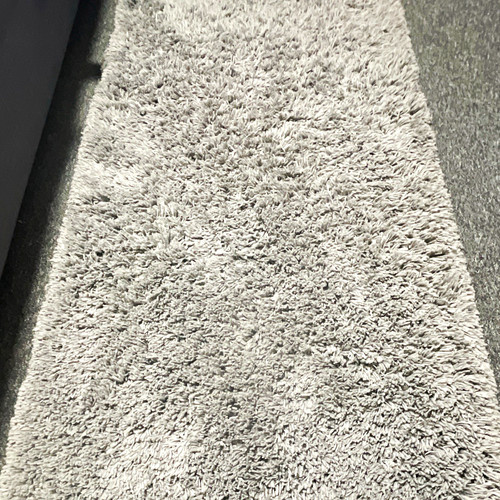 Grey shag cut pile accent - shag, rug