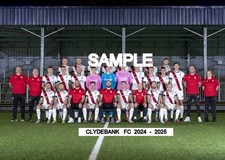 Clydebank  FC  2024-25 Team photo