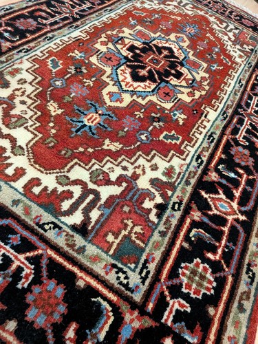 Hand knotted indo heriz - knotted,