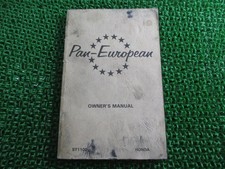Pan European Owner's Manual