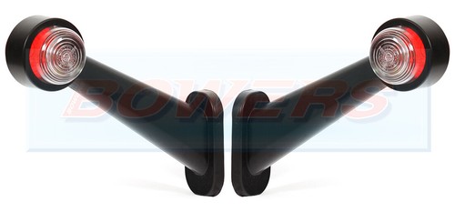 Red white rubber - side, stalk