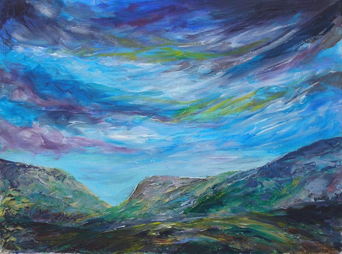 Original acrylic landscape