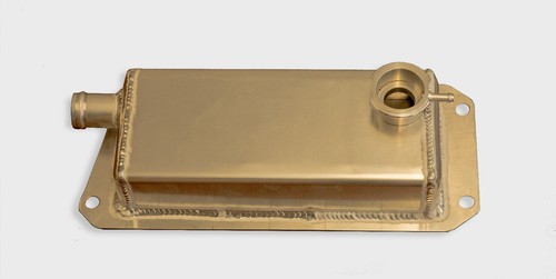 Jaguar aluminium header - aluminium,