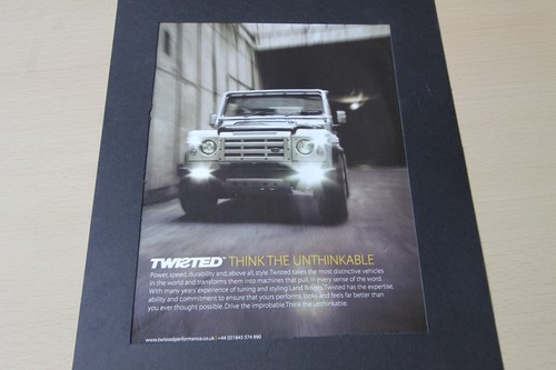 Original 2013 magazine advert