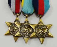 3 WW2 Star Campaign Medals &
