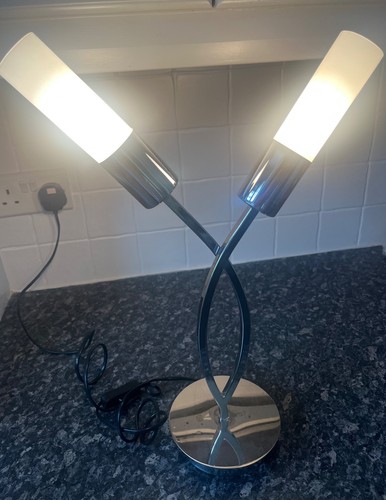 Table lamp next - lamp, chrome