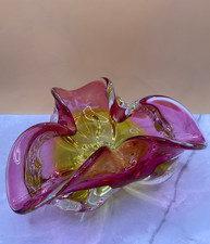Czech Chribska Pink Yellow Art