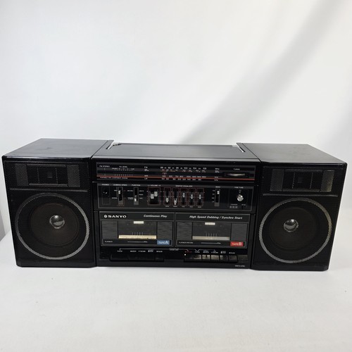 Sanyo c35 vintage boombox dual - vintage,