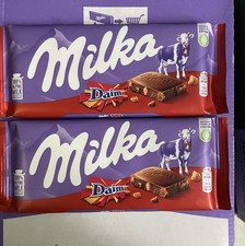 8x100g Bars Of Milka with Daim