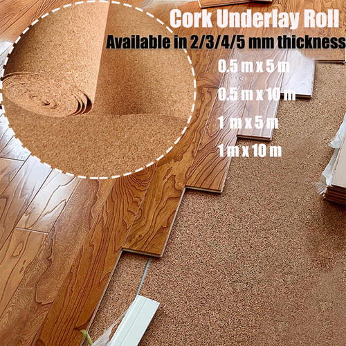 Cork underlay roll various - roll,