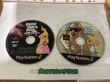Grand theft auto vice city & San Andreas game ps2 sony playstation 2 disc only