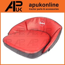 Seat Pan Cushion Red and Black