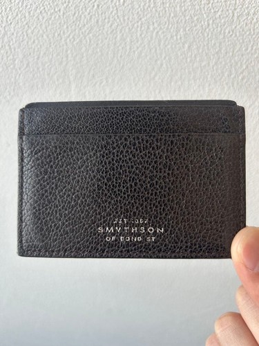 Smythson leather card - leather,
