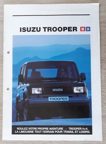 Isuzu trooper brochure - isuzu,
