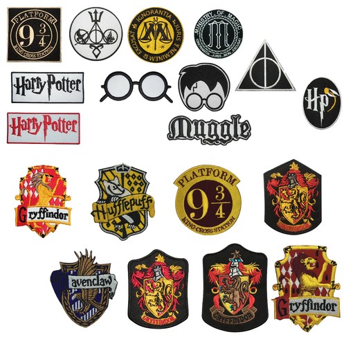 Harry potter logo iron sew - logo, on