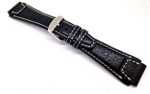Watch strap black 22 - black,