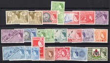 Bermuda 1953 sg 135 - 150 QEII
