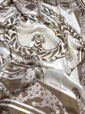 Cartier Silk Scarf 32in