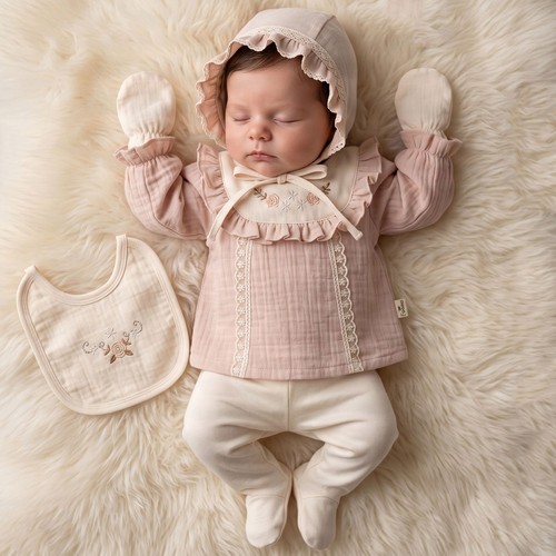 Baby girl cotton piece - baby, 5