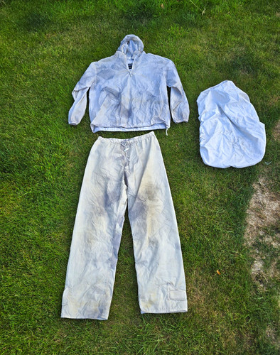 Arctic camouflage over suit - camouflage,