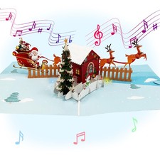 Christmas Card，3D popup