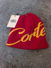 corteiz beanie red