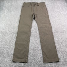 Prana Pants Mens 32x32 Brown