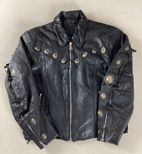 Hein Gericke Leather Biker Jacket Western Fringed Ladies’ EU Size 52 44”