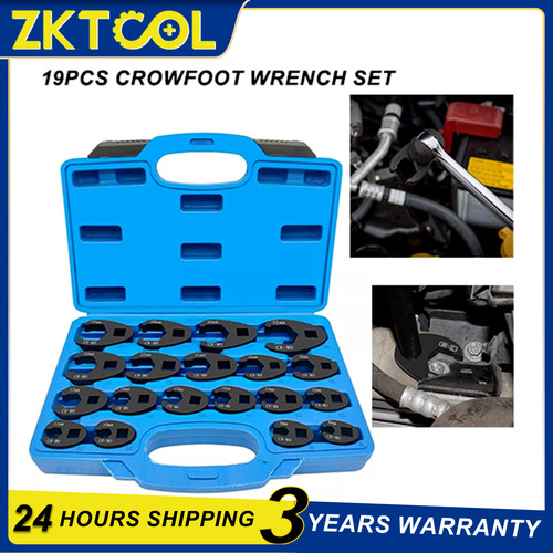 19pcs crowfoot wrench - crowfoot,