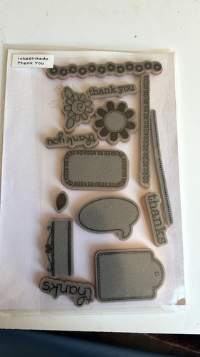 Inkadinkado thank you rubber - you,