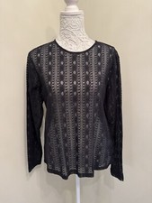 LA REDOUTE LADIES BLACK LACE