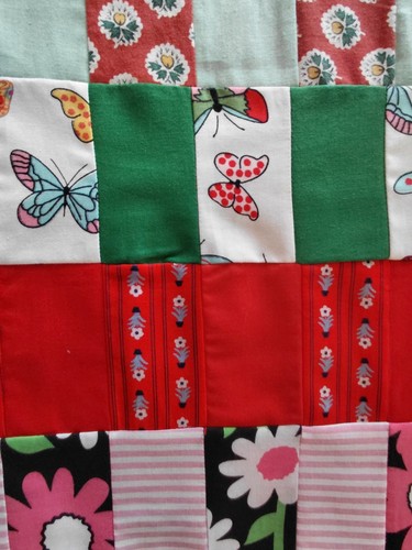 Handmade multicoloured cushion - handmade,