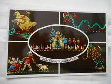 BLACKPOOL LANCASHIRE ILLUMINATIONS RP POSTCARD MULTIVIEW