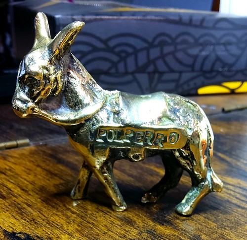 Vintage solid brass - solid, polperro