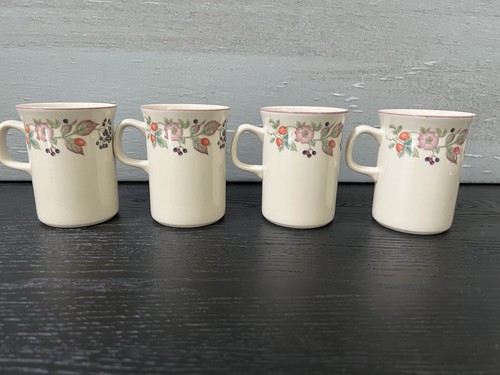 Wedgwood roseberry mugs - roseberry,