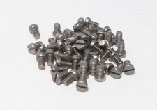 50 x Meccano Slotted Cheese Head Bolts - steel (part 37b) ***NEW***