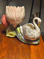 Vintage Swan-Lily Pad-Tulip