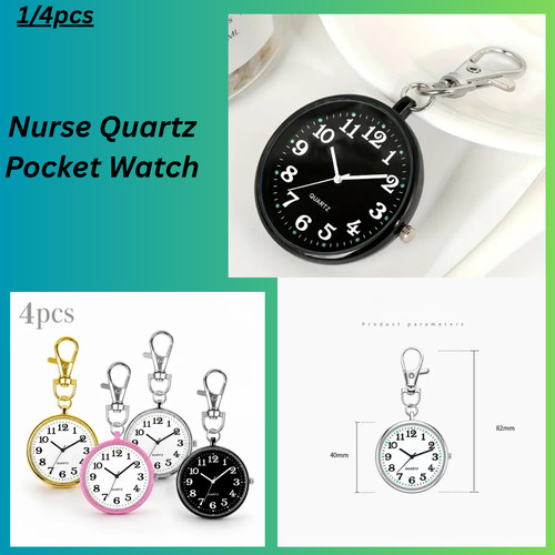 Nurse quartz pocket watch - watch, –