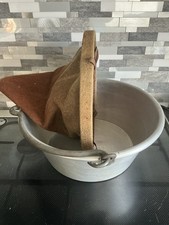 Vintage 14” Branded Pot  Aluminium Jam Preserving Pan Cooking Pot Shabby Prop