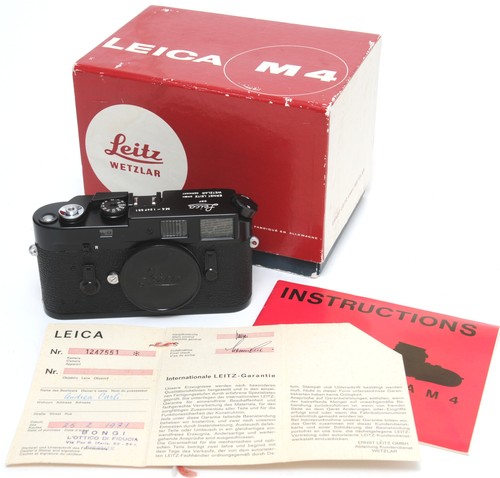 Leica black paint - m4, in