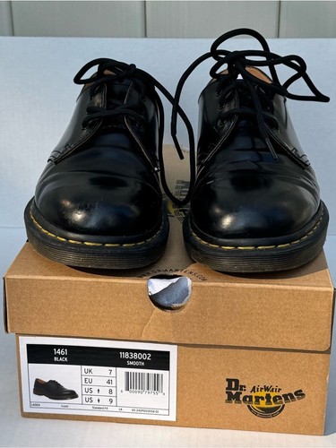 Martens 1461 black - martens, smooth