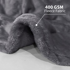 Faux Fur Fleece Throw Soft