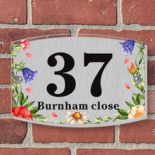 Personalised House Sign Door