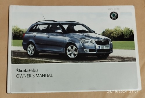 Skoda fabia handbook - skoda,