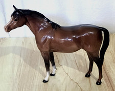 Beswick Arab Bahram Stallion Large Vintage Bay Brown Gloss Model No.1771 Vgc