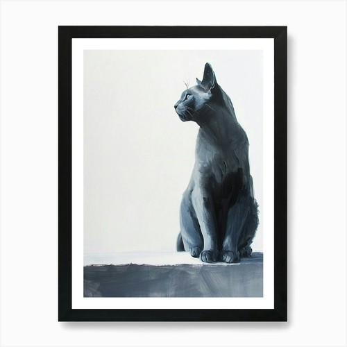 Russian blue cat - blue,