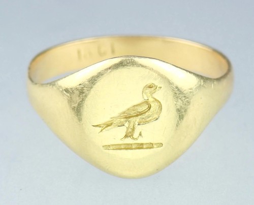 Antique edwardian 18k gold - antique,