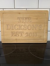 Personalised Bamboo Chopping
