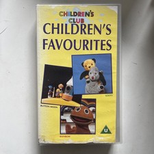 BUTTON MOON Rainbow Sooty VHS