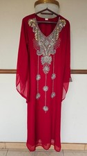 Red arabic dress